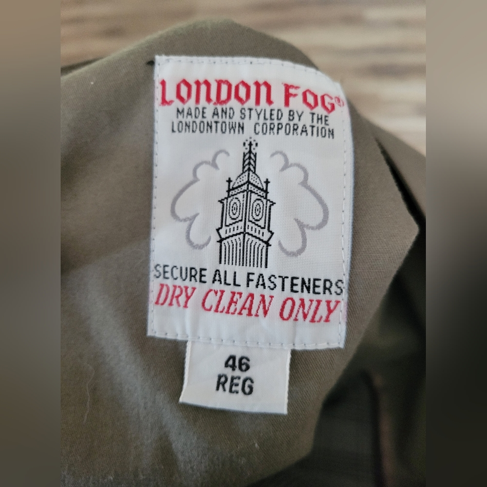 Men's London Fog Trench Coat